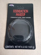 Black Foundation Costume Makeup Face Paint 0.32oz