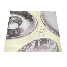 New LENOX Stony Creek Large 21” Sliver Aluminum Tray Plate