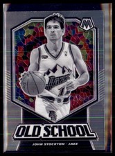 2019-20 Panini Mosaic Basketball John Stockton Jazz 5 Old School