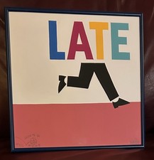 *RARE* Stephen Powers' AP 7/15 'Running Late'-w/ Personal Drawn Doodle & Signed