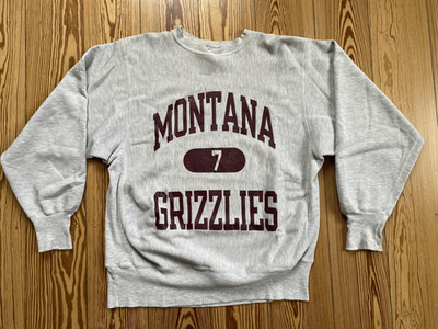 Vintage 90s Champion Reverse Weave Sweatshirt - Montana - Made in Mexico - Large