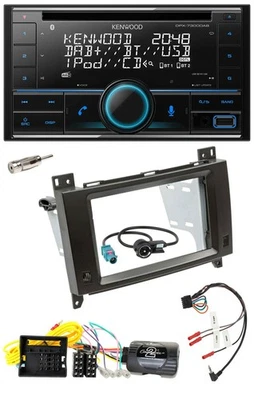 Kenwood CD 2DIN DAB USB Lenkrad Bluetooth Autoradio für Mercedes Vito W447 Audio