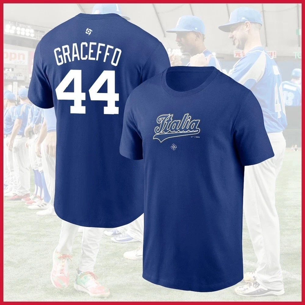 Italy Baseball Team 2026 Classic Name & Number All Players Gift For Fan