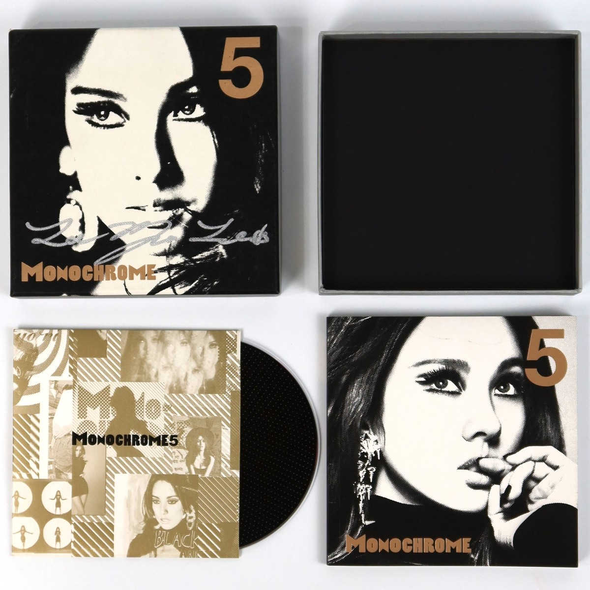K-POP+アジア LEE HYORI MONOCHROME 5 Lee Hyori - Monochrome Signed Autographed CD Album Promo K
