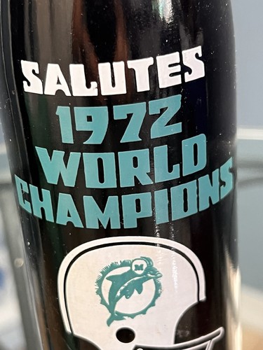 🔥 🔥 1972 world champions miami dolphins unopened -Dr Pepper Bottle - Picture 2 of 12
