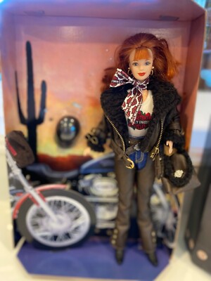 Vintage Original 1998 2nd Edition Harley Davidson Redhead Barbie