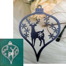 Deer Metal Cutting Dies Scrapbooking DIY Blade Punch Embossing Decorate Stencils