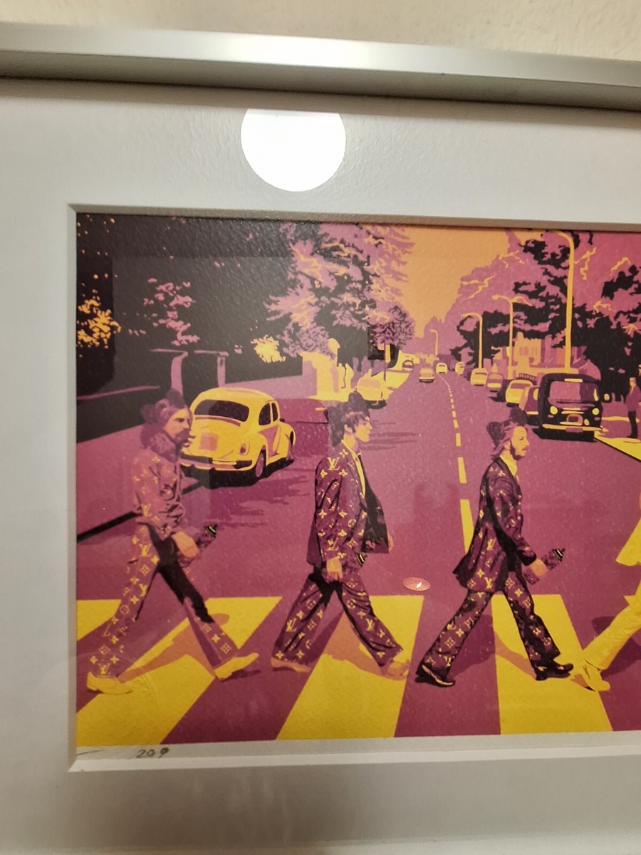 DEATH NYC Artist Proof Beatles Abbey Road Louis Vuitton Pink