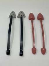 2 Vintage Shoe Stretchers Metal Pink Wood