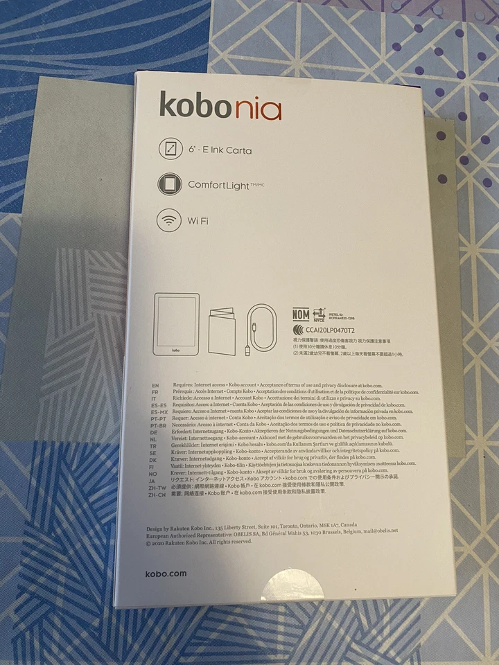 Kobo Nia 6" 8GB Lettore eBook - Nero - Immagine 3 di 4