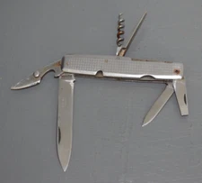 Issarinox 6 Piece Stainless Steel Multifunction Folding Pocket Knife