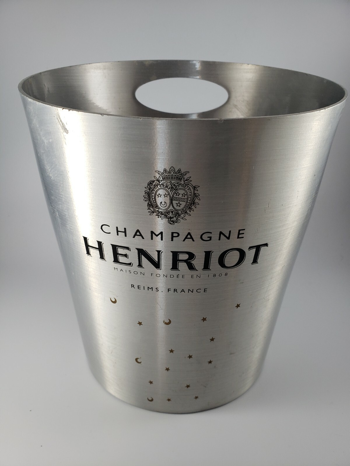 Vintage Henriot Champagne Ice Bucket France Vogalu 70310 Faucogney