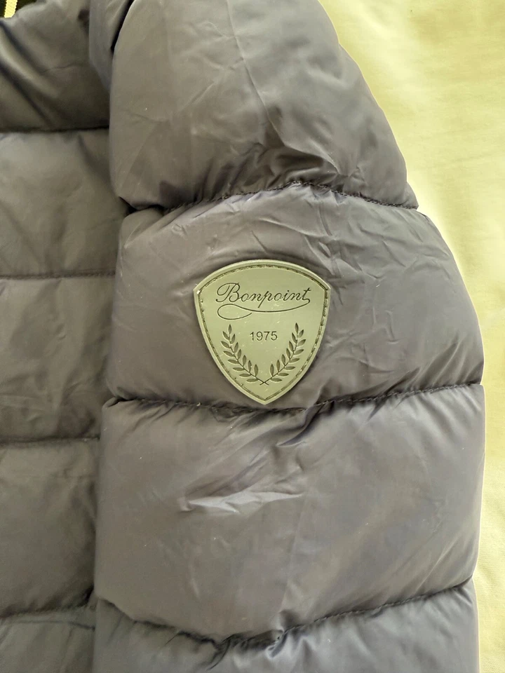 Bonpoint puffer jacket navy size 6 - Image 3 of 4