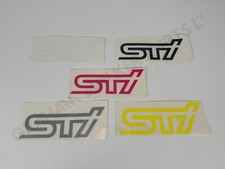 STi Aufkleber Subaru Impreza Rally STI ca. 165x60mm "STi" "WRX" "TYP RA"