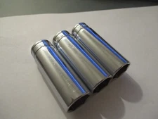 Snap On Tools USA SFS221 3/8" Drive SAE 6-Point 11/16" Deep Chrome Socket - NICE