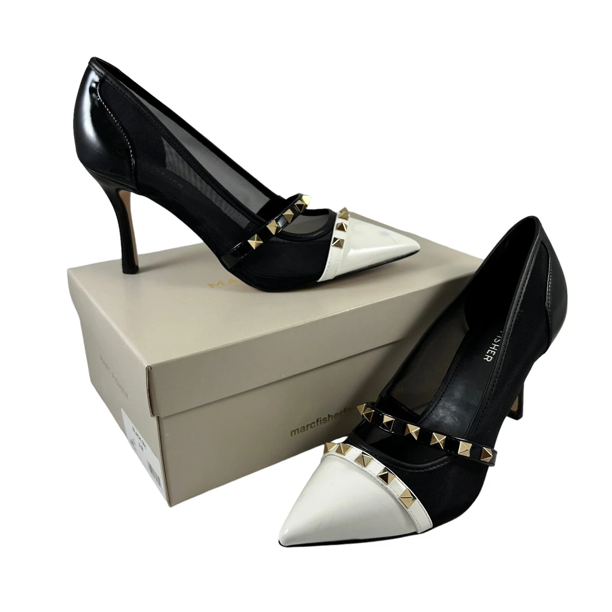 Black and best sale white spectator pumps