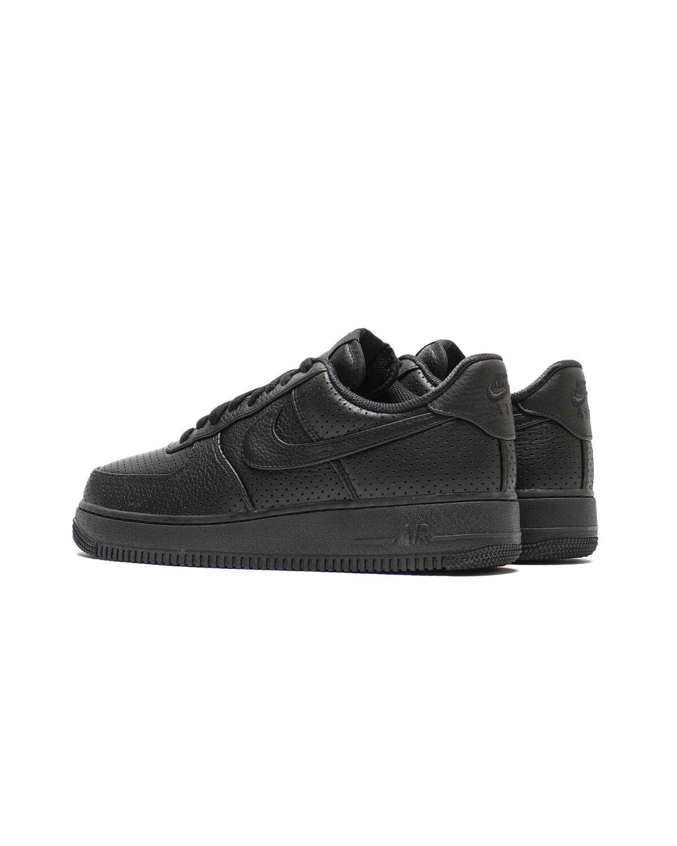 Nike Air Force 1 Low SP Triple Black Perforated HF8189-001 Mens