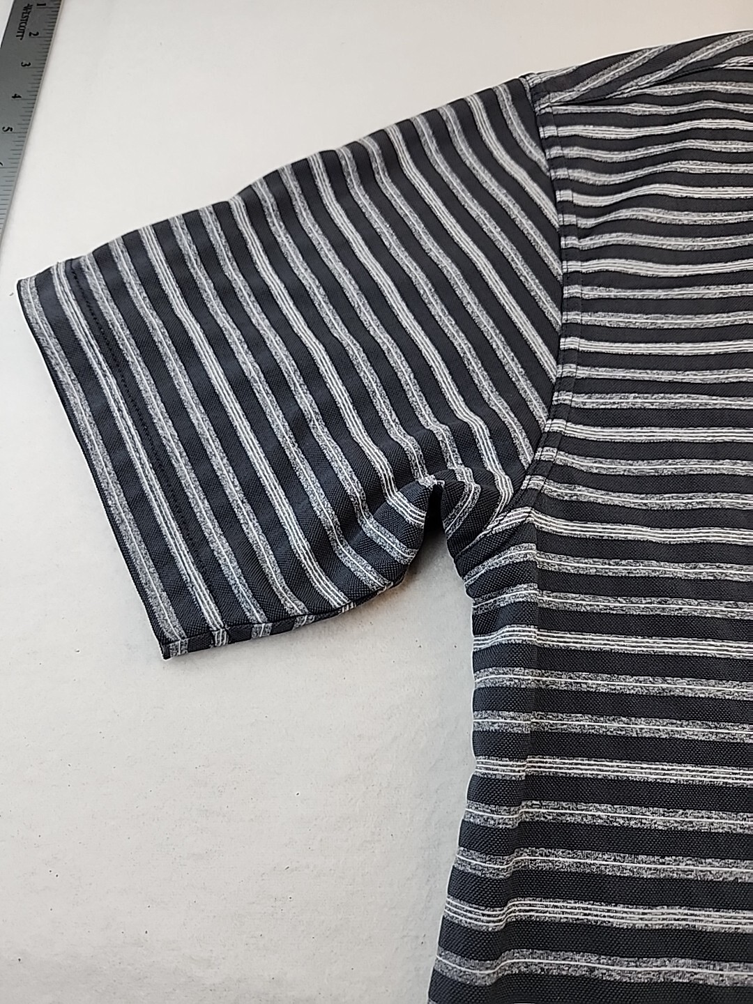 Wrangler Performance Black Striped Active Polo Sh… - image 3