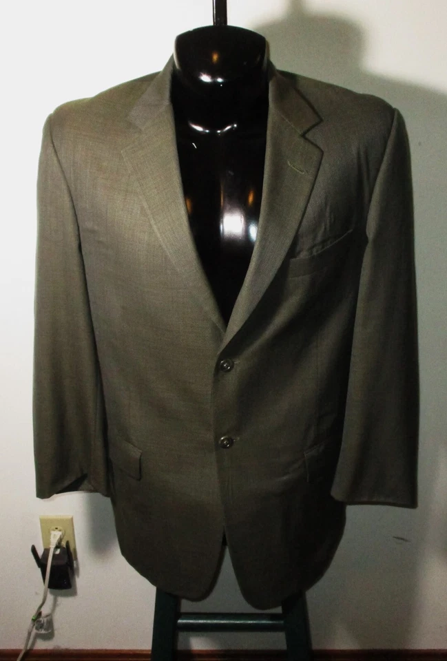 Traje de 2 piezas de lana marrón Joseph's para hombre talla 42R, 32X28/31 Foto 2 de 4