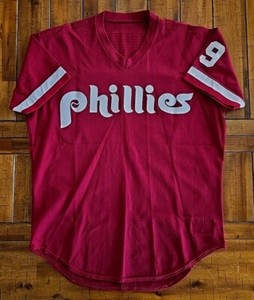 Dennis Cook  Autographed Philadelphia Phillies Batting Practice Jersey  Size 46