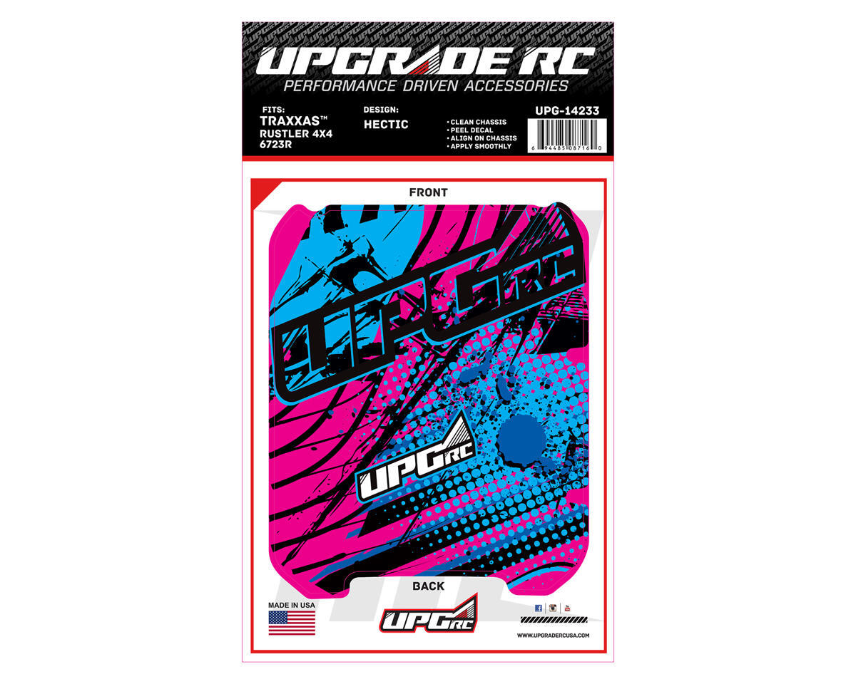 UpGrade RC Chassis Protector for Traxxas® Rustler® 4x4 (Hectic) (1) [UPG-14233]