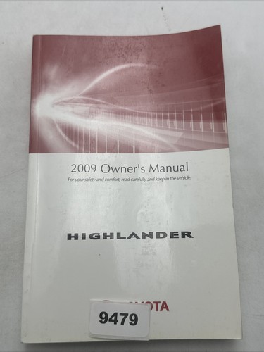 2009 Toyota Highlander owners manual - Bild 3 von 8
