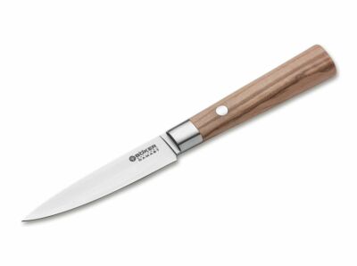 BÖKER Damast Olive Spickmesser Kochmesser Küchenmesser Solingen - 130430DAM