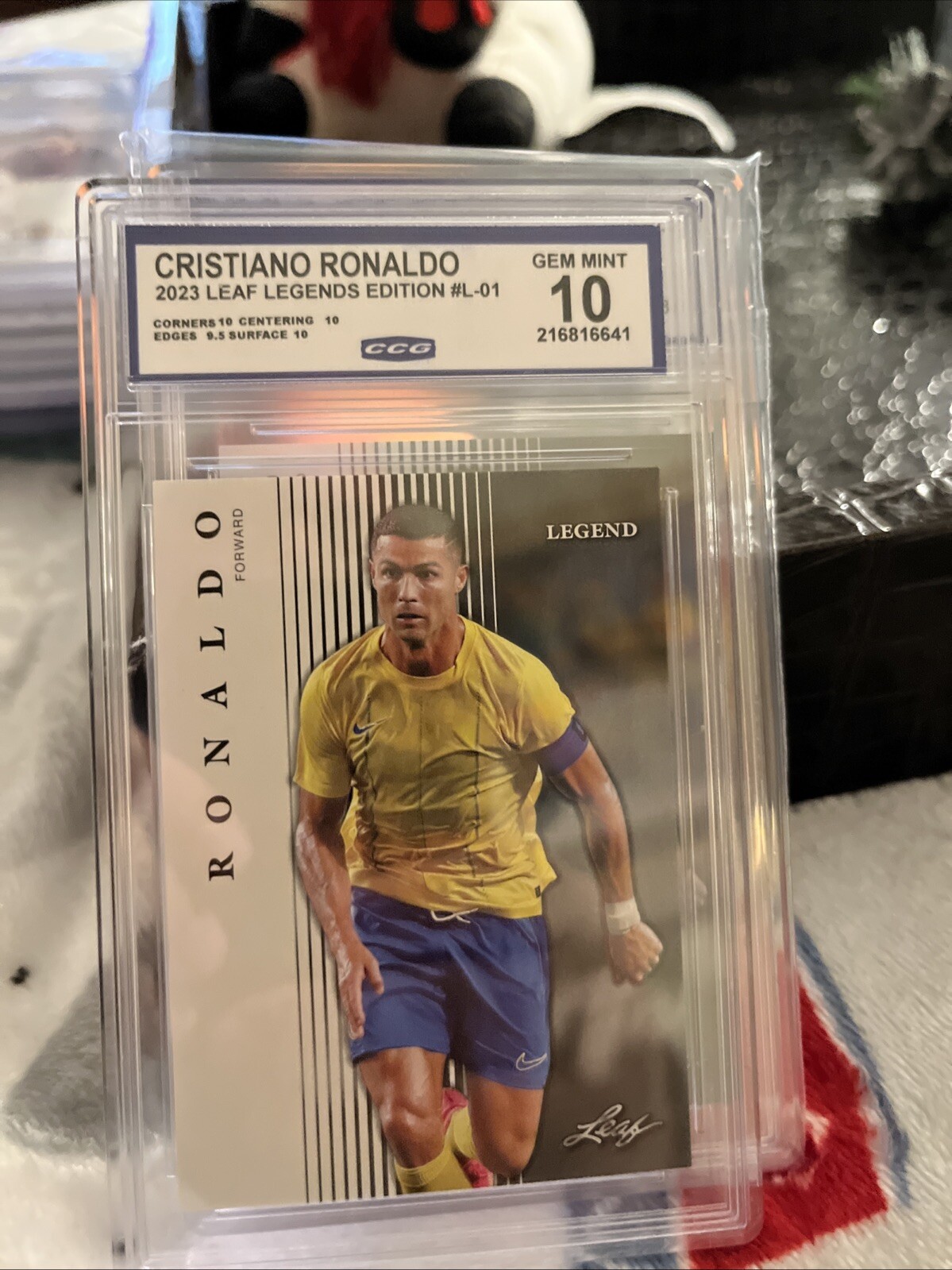 Cristiano Ronaldo 2023 Leaf Legends Edition #L-01 Mint 10