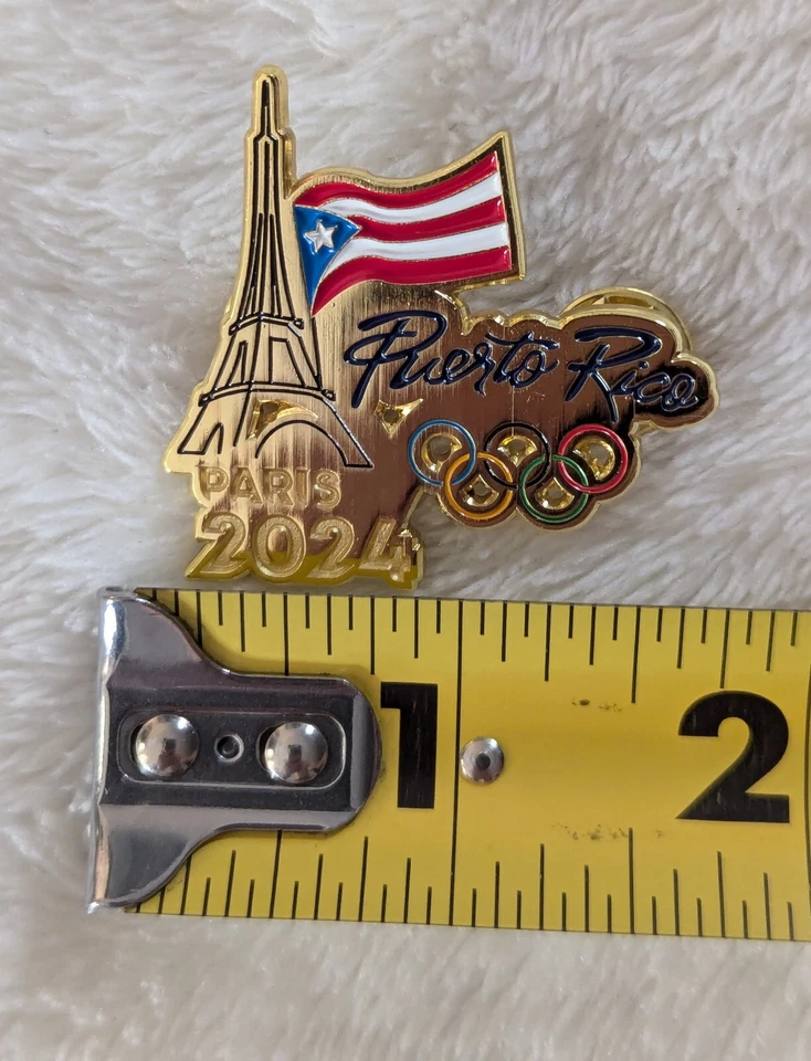 2024 Paris 33rd Summer Olympic Games Puerto Rico NOC Team Rare Ltd Edn ADT pin - Image 4 of 4