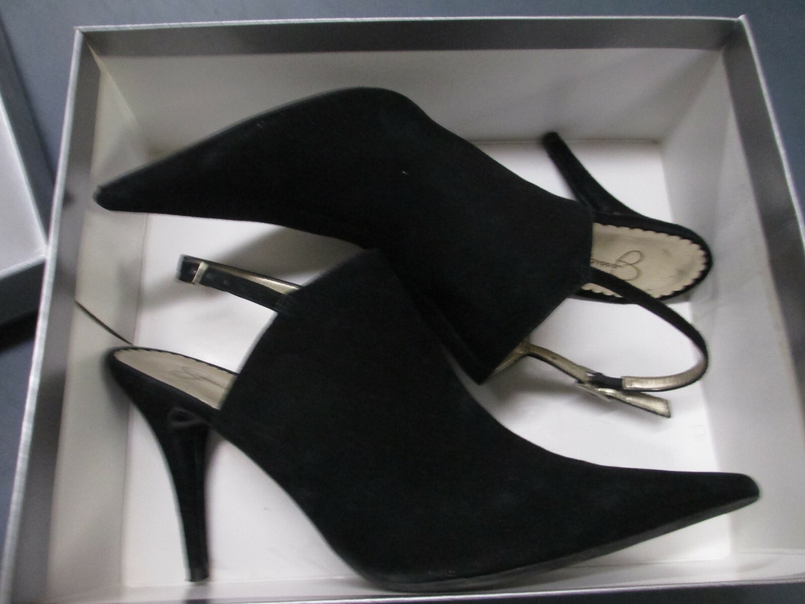 jessica simpson black suede pumps