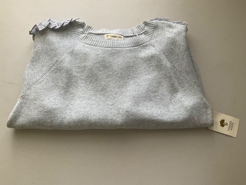 Tucker + Tate Gray Sweater with Ruffle Sleeves - Picture 5 of 13