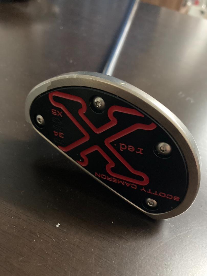 Scotty Cameron Titleist Red X5 34in Mallet Type Golf Putter