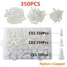 350PCS Closed End Crimp Cap Core Nylon Wire Connectors 22-10AWG Terminals CE