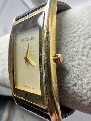 Wittnauer Ladies Tank Watch Tw8254-5120 New Battery 22MM  display picture 1