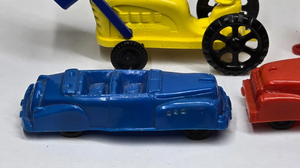 Lote de vehículos de juguete de plástico Manoil P-7 y P-10 y WannaToys de colección hechos en EE. UU. años 50 Foto 4 de 4