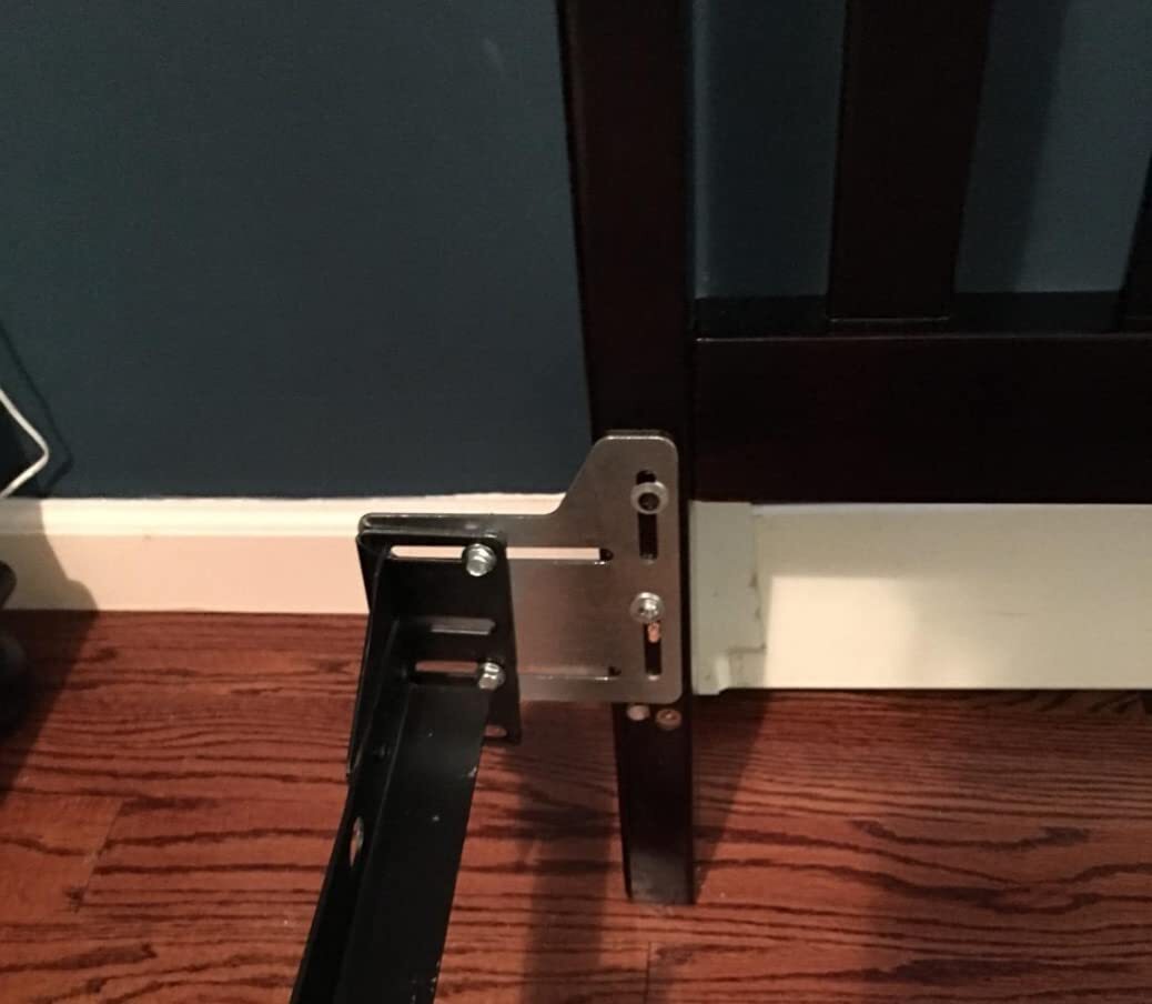 2Pcs Bed Frame Brackets Adapter for Headboard Extra Heavy Duty, Bed Adapter C...