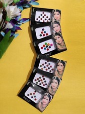 Women's Bindi Crystal Indian makeup tattoo Dots Mix Designs Colors Pack of 120