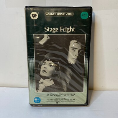 Stage Fright 1949  1985 Warner Home Video Clamshell *BUY 2 GET 1 FREE BETAMAX*