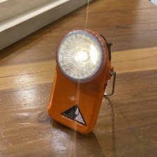 Vintage Hitachi H-3420 Orange Sea River Mountain Backpacking Light Lamp Lantern