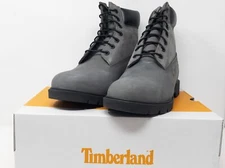 Timberland Classic 6 Inch Boots Medium Grey Nubuck Waterproof Men's