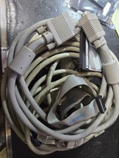 3 lbs Vintage Computer Ribbon Cables video IDE Floppy CD-ROM Serial Parallel Etc