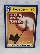 1990 Collegiate Collection Notre Dame #18 1979 Cotton Bowl Classic Football Card