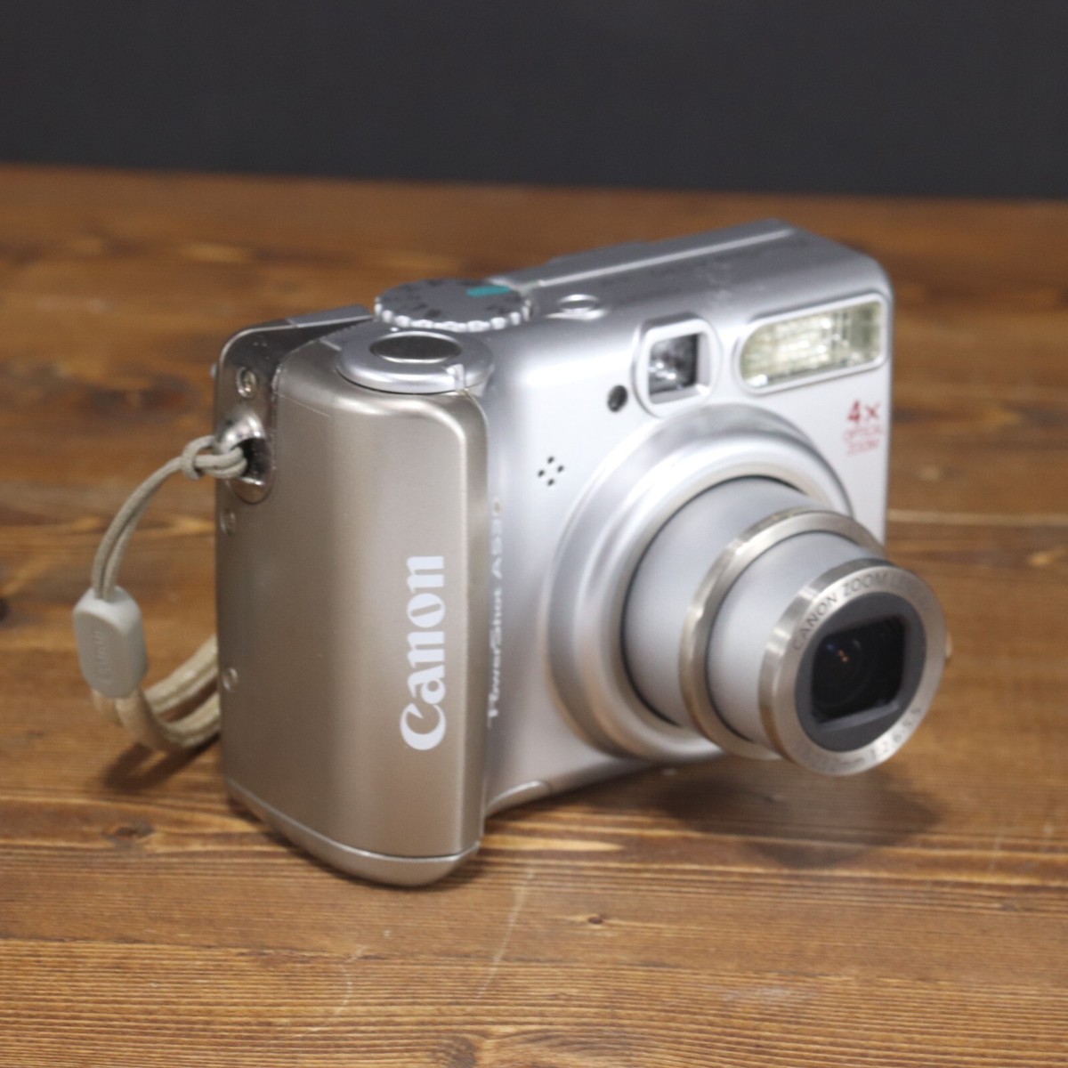 Canon PowerShot A530 5MP Digital Camera 4x Zoom 2GB SD, Case, Cord