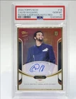 CALEB WILLIAMS 2024 TOPPS NOW ROOKIE CAMPAIGN RED AUTO /5 PSA 10 POP 1 NFL BEARS