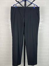GUCCI Pants Classic Wool Trousers Vintage Black Men's Size 50R(US 34)