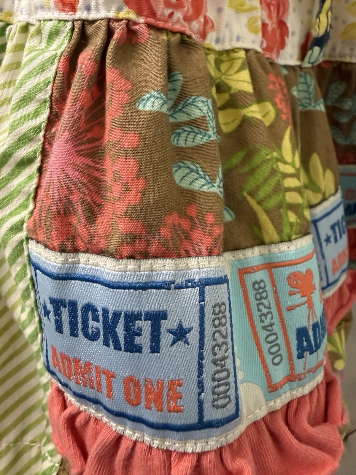 Matilda Jane Raffle Ticket Ellie Tiered Dress EUC It's A Wonderful Parade Size 2 image 4