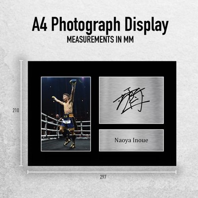 Naoya Inoue Signed Boxing Pre Printed Autograph Photo Memorabilia
