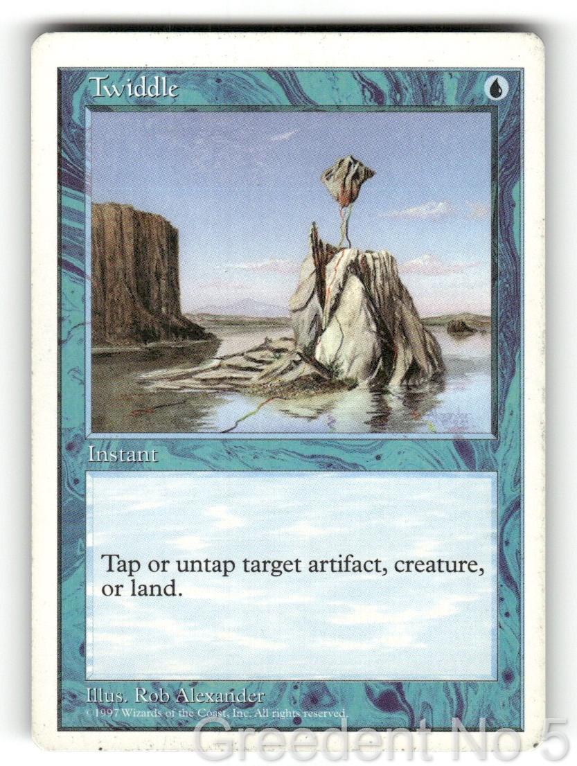 Twiddle Common Fifth Edition Magic: The Gathering Heavily Played