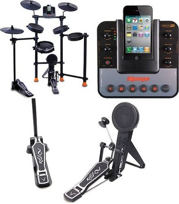 Dj Tech IROCKER_6 Electronic Drum Set w/ Metronome & Real Feel