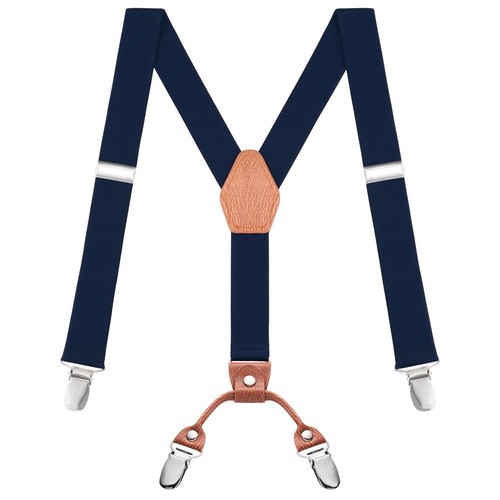 Buyless Fashion Adjustable Suspenders Kids - 26" Elastic Straps 1" - Y Back - Picture 29 of 91